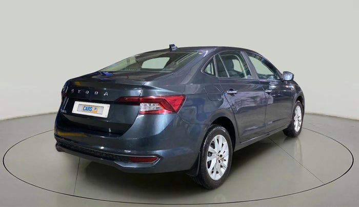 2022 Skoda SLAVIA AMBITION 1.0L TSI AT, Petrol, Automatic, 12,931 km, Right Back Diagonal