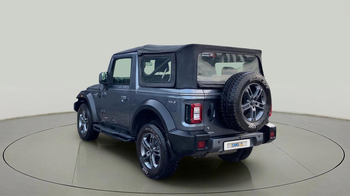 2021 Mahindra Thar LX  P 4WD AT CONVERTIBLE, Petrol, Automatic, 28,712 km, Left Back Diagonal