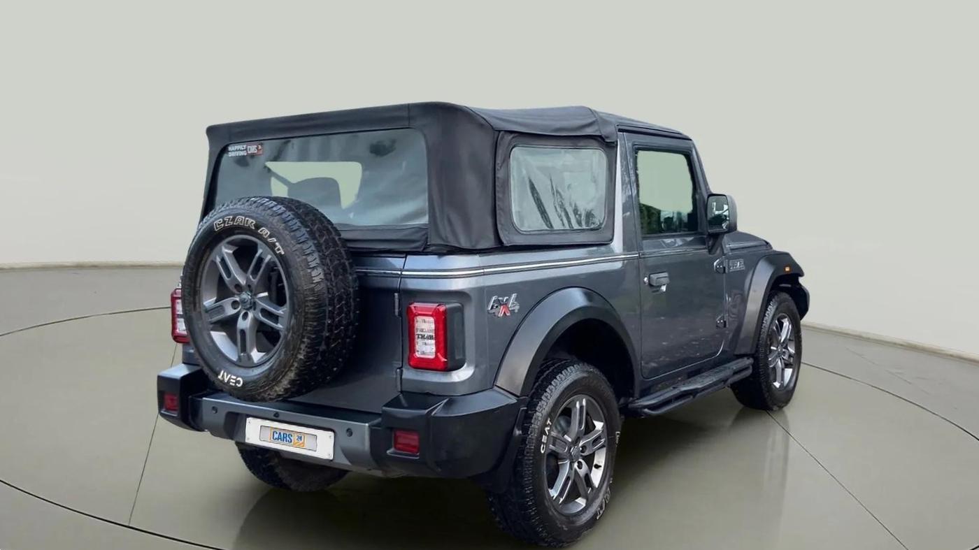 2021 Mahindra Thar LX  P 4WD AT CONVERTIBLE, Petrol, Automatic, 28,712 km, Right Back Diagonal