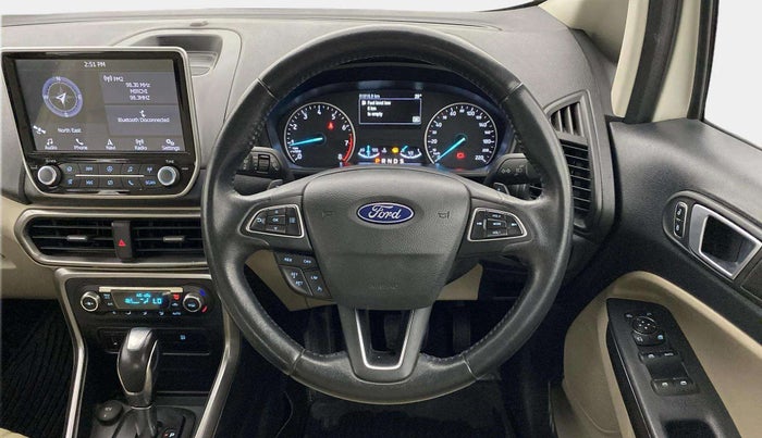 2019 Ford Ecosport TITANIUM + 1.5L PETROL AT, Petrol, Automatic, 61,779 km, Steering Wheel Close Up