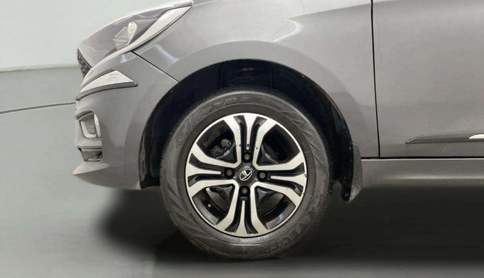 2022 Tata TIGOR XZ PLUS CNG, CNG, Manual, 23,368 km, Left Front Wheel