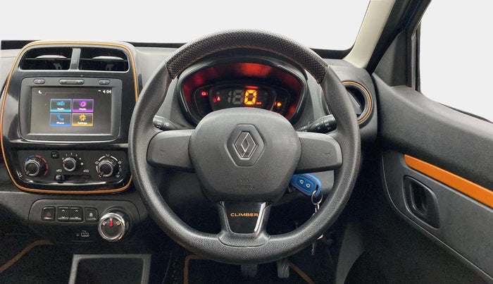 2019 Renault Kwid CLIMBER 1.0 AMT, Petrol, Automatic, 34,215 km, Steering Wheel Close Up