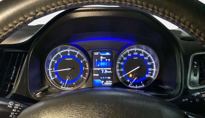 2020 Toyota Glanza V, Petrol, Manual, 79,829 km, Odometer Image