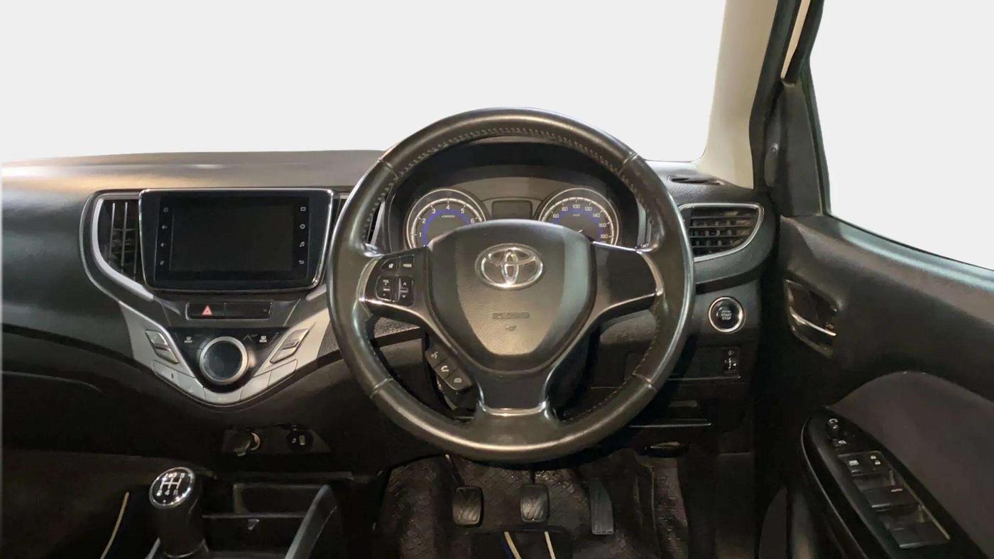 2020 Toyota Glanza V, Petrol, Manual, 79,829 km, Steering Wheel Close Up