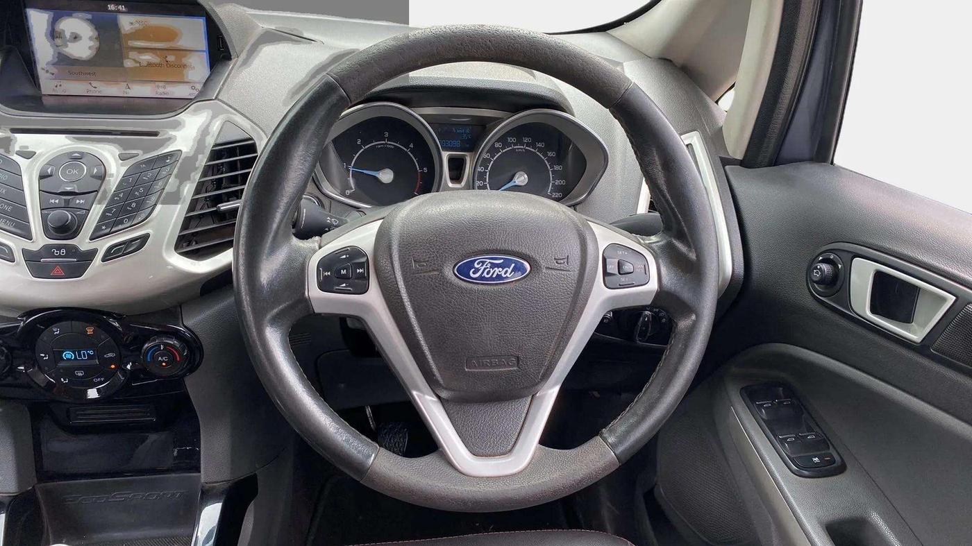 2017 Ford Ecosport TITANIUM+ 1.5L DIESEL, Diesel, Manual, 93,109 km, Steering Wheel Close Up