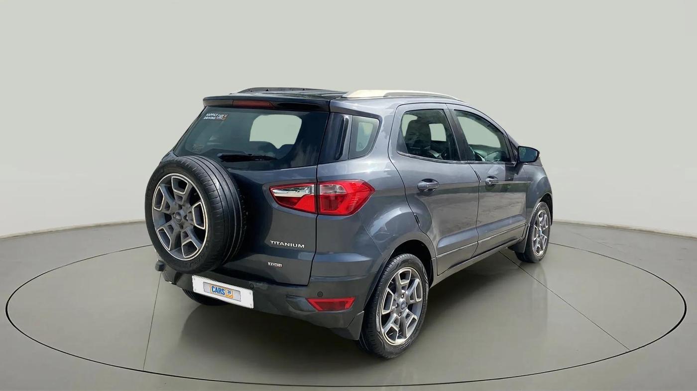 2017 Ford Ecosport TITANIUM+ 1.5L DIESEL, Diesel, Manual, 93,109 km, Right Back Diagonal