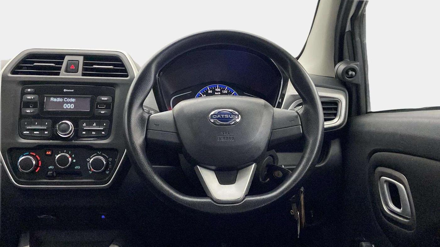 2020 Datsun Redi Go T, Petrol, Manual, 22,415 km, Steering Wheel Close Up