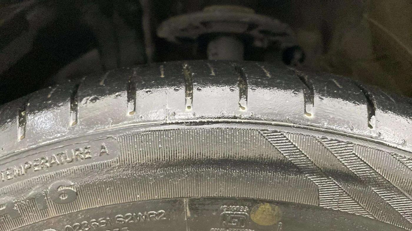 2021 Toyota Glanza G, Petrol, Manual, 71,343 km, Left Rear Tyre Tread