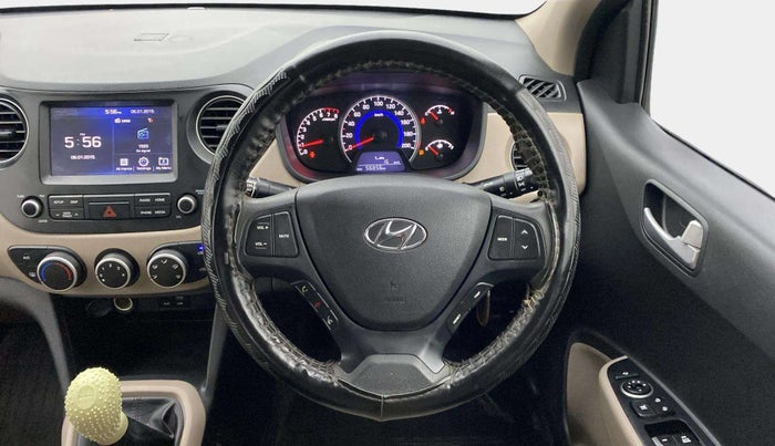 2018 Hyundai Grand i10 SPORTZ 1.2 KAPPA VTVT, Petrol, Manual, 56,885 km, Steering Wheel Close Up