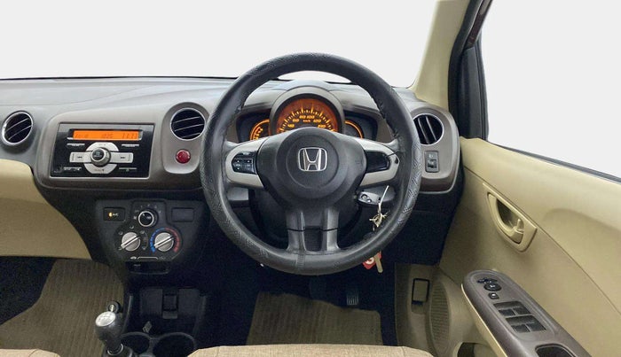 2013 Honda Amaze 1.2L I-VTEC S, Petrol, Manual, 51,446 km, Steering Wheel Close Up