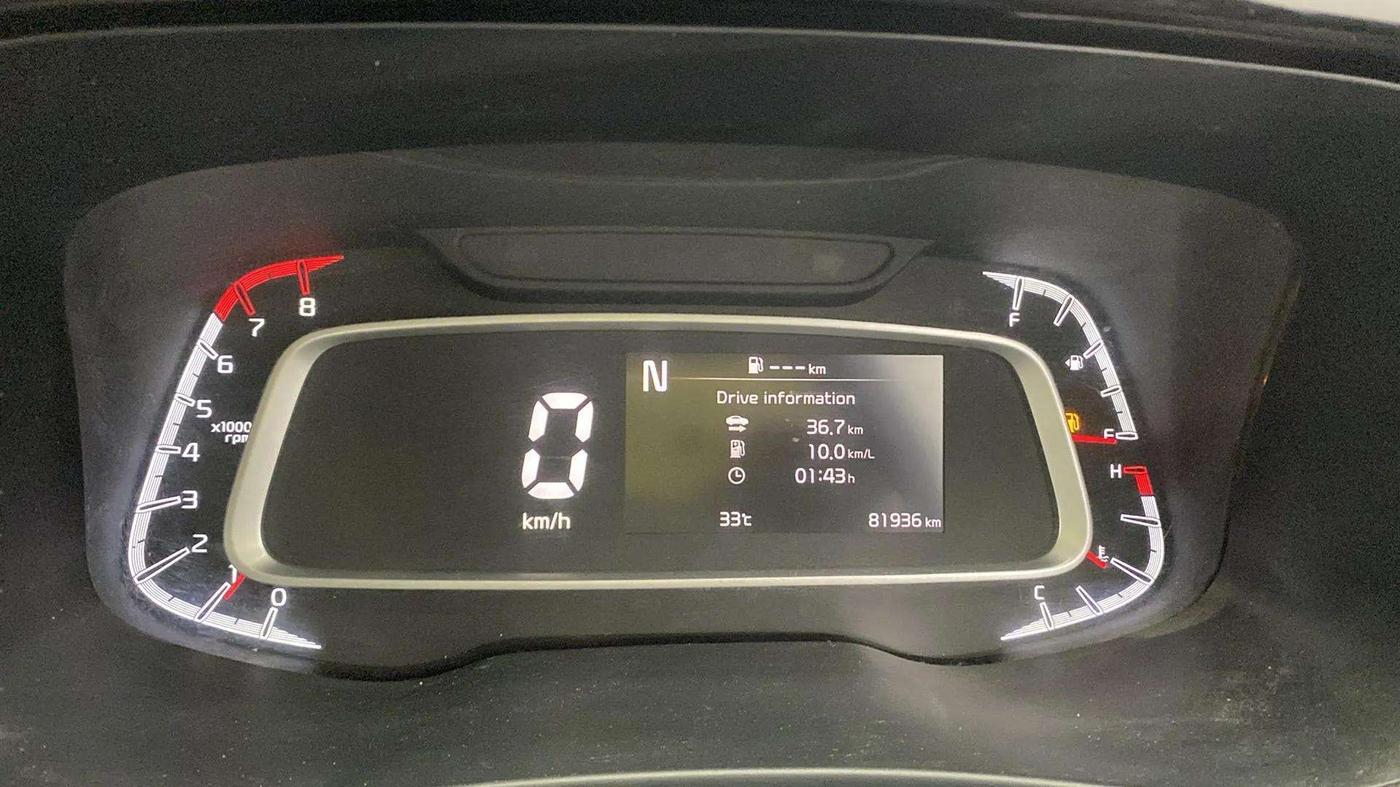2020 KIA SONET HTX PLUS 1.0 IMT, Petrol, Manual, 82,245 km, Odometer Image