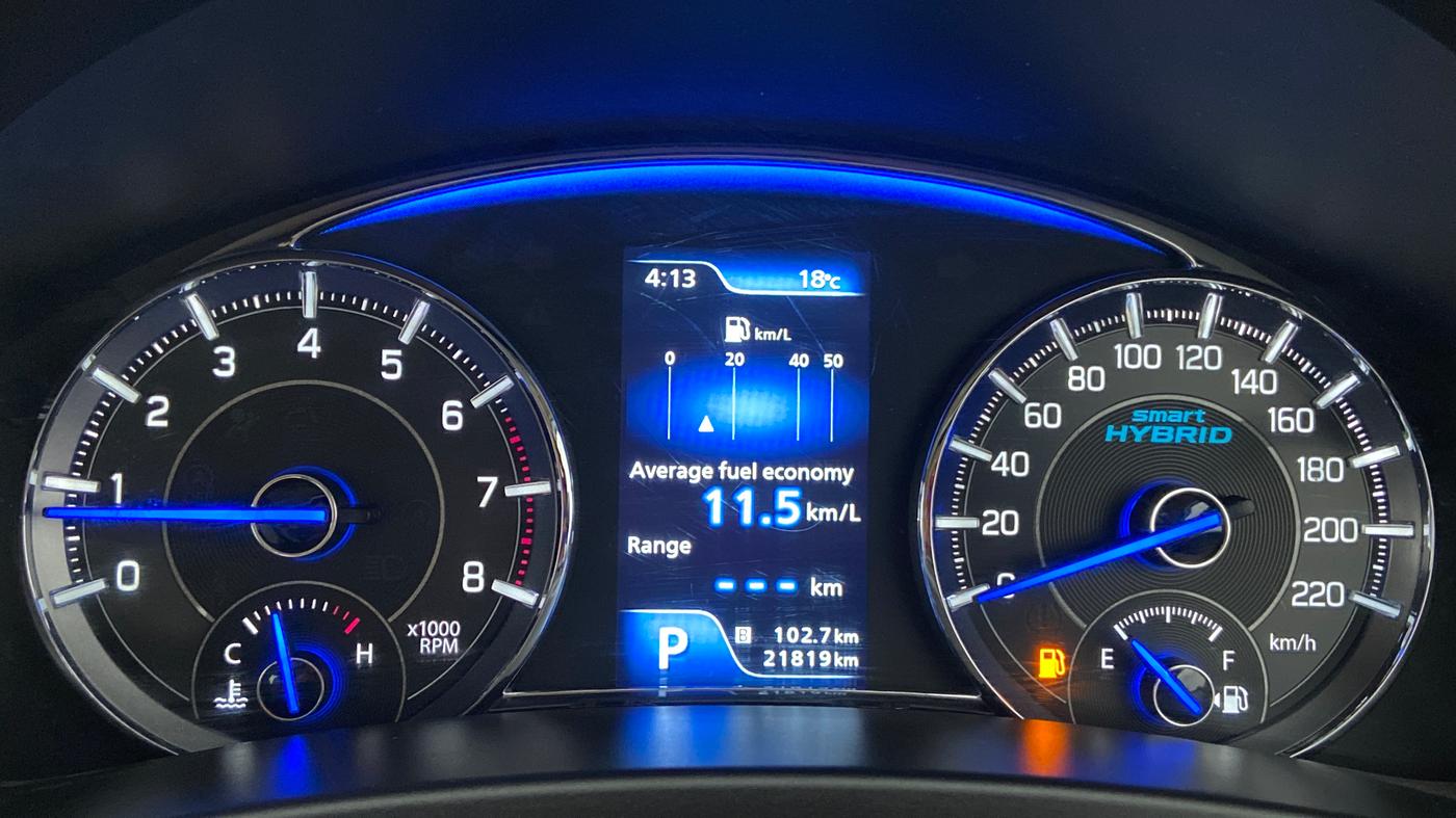 2021 Maruti Ciaz ALPHA 1.5 AT SHVS, Petrol, Automatic, 21,832 km, Odometer Image