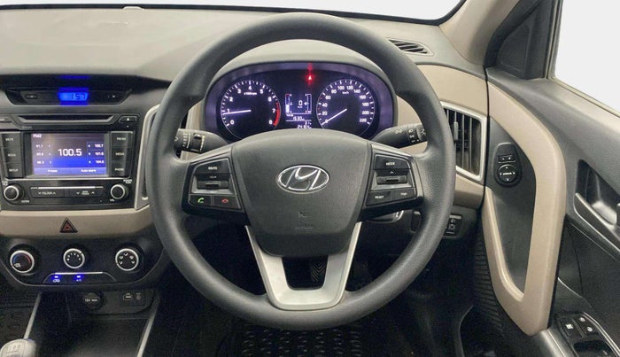 2017 Hyundai Creta E 1.6 PETROL, Petrol, Manual, 24,156 km, Steering Wheel Close Up