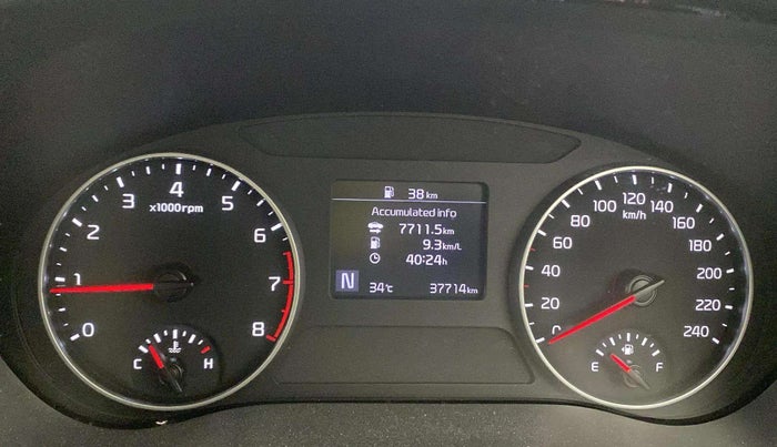 2022 KIA SELTOS HTK PLUS 1.5 IMT, Petrol, Manual, 37,710 km, Odometer Image