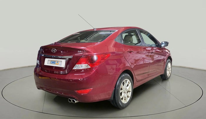 2013 Hyundai Verna FLUIDIC 1.6 VTVT EX, Petrol, Manual, 17,361 km, Right Back Diagonal