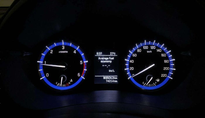 2017 Maruti S Cross ALPHA 1.3, Diesel, Manual, 74,254 km, Odometer Image