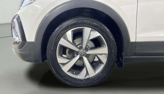 2022 Volkswagen TAIGUN TOPLINE 1.0 TSI MT, Petrol, Manual, 65,373 km, Left Front Wheel