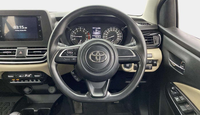 2023 Toyota Glanza G AMT, Petrol, Automatic, 14,480 km, Steering Wheel Close Up