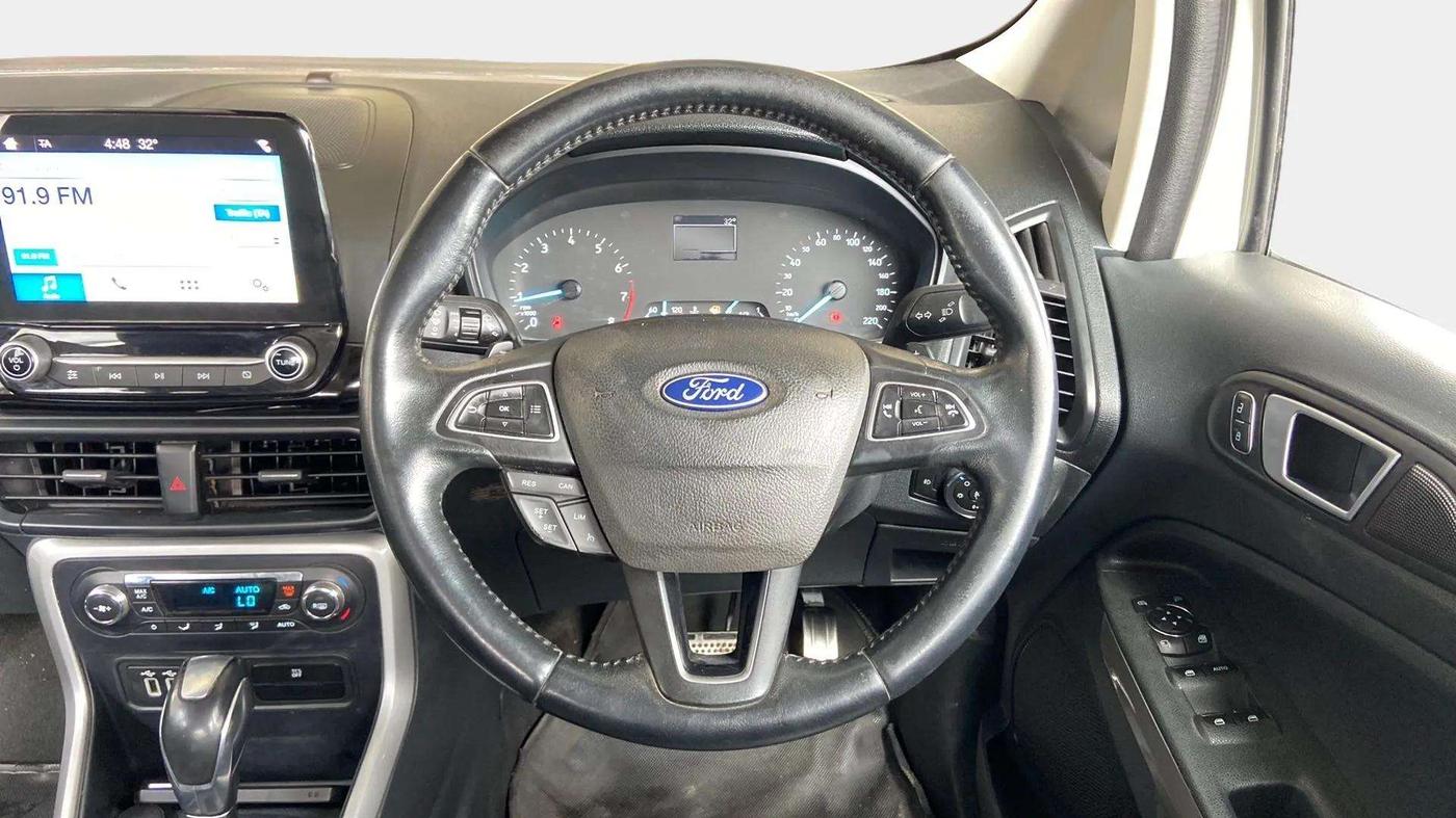 2018 Ford Ecosport TITANIUM + 1.5L PETROL AT, Petrol, Automatic, 74,152 km, Steering Wheel Close Up