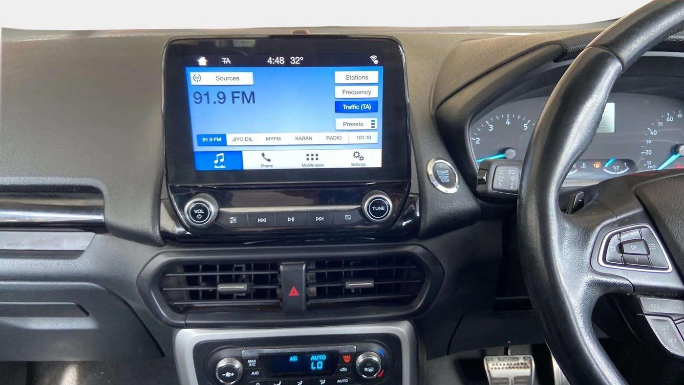 2018 Ford Ecosport TITANIUM + 1.5L PETROL AT, Petrol, Automatic, 74,152 km, Air Conditioner