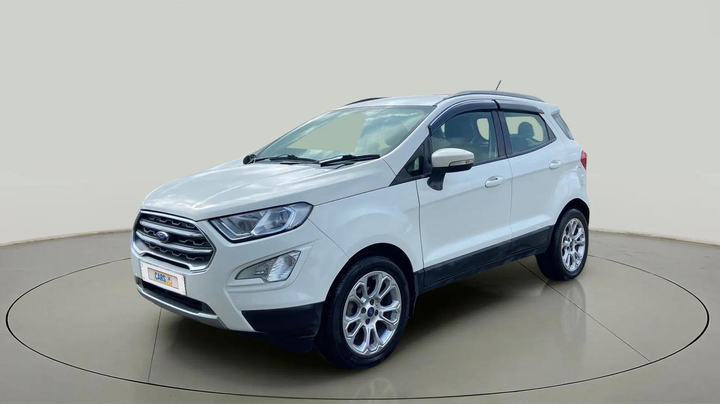 2018 Ford Ecosport TITANIUM + 1.5L PETROL AT, Petrol, Automatic, 74,152 km, Left Front Diagonal