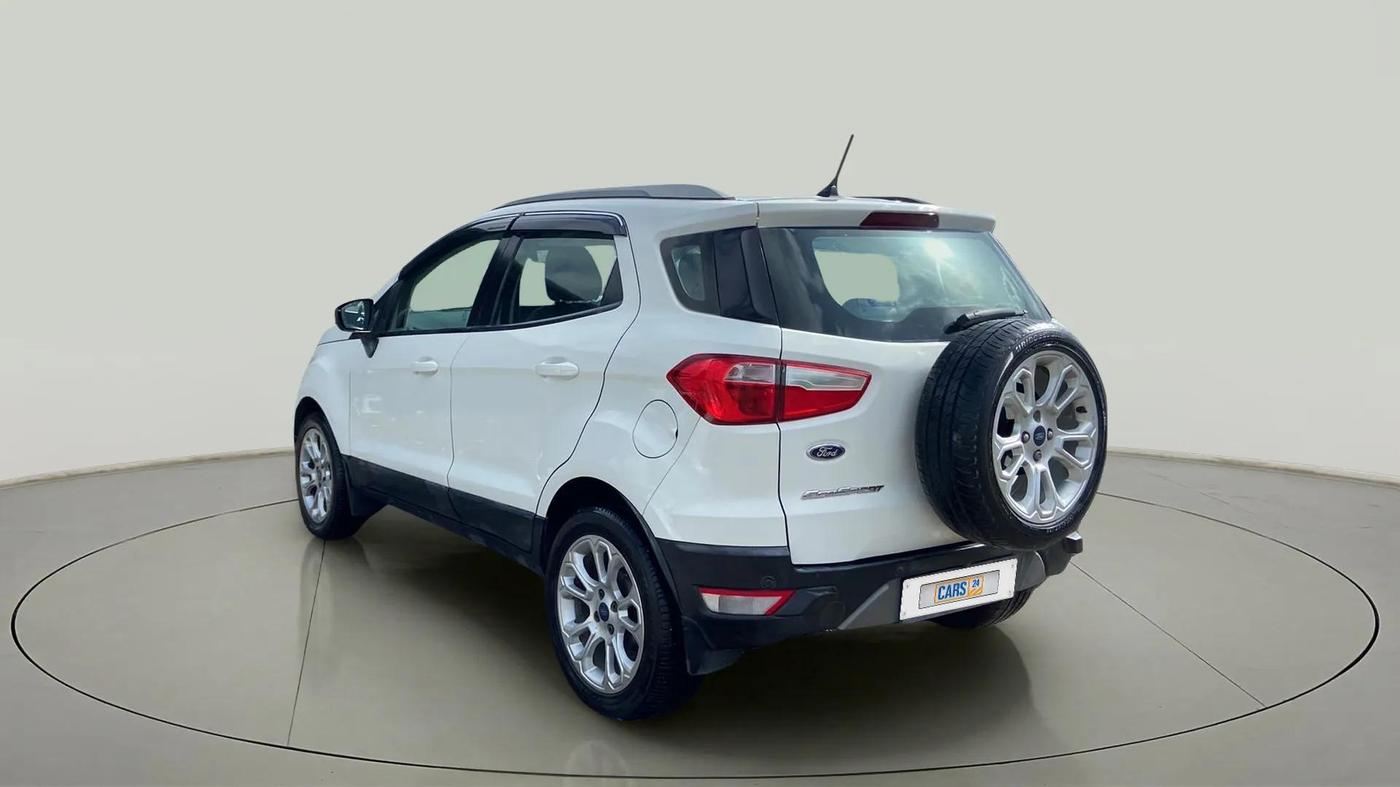 2018 Ford Ecosport TITANIUM + 1.5L PETROL AT, Petrol, Automatic, 74,152 km, Left Back Diagonal