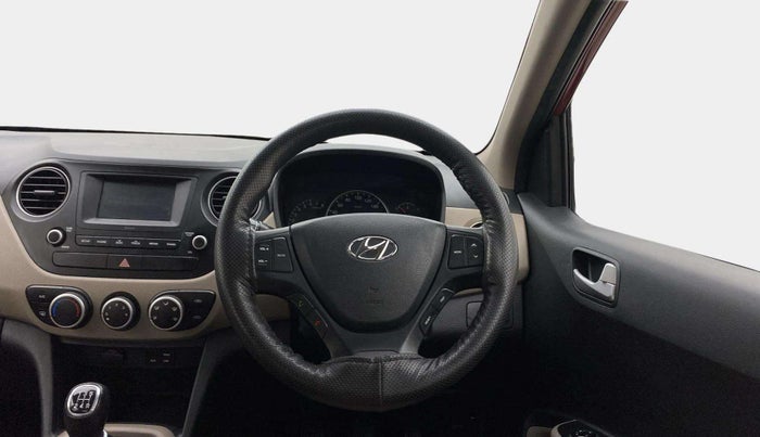 2017 Hyundai Grand i10 SPORTZ 1.2 KAPPA VTVT, Petrol, Manual, 45,682 km, Steering Wheel Close Up