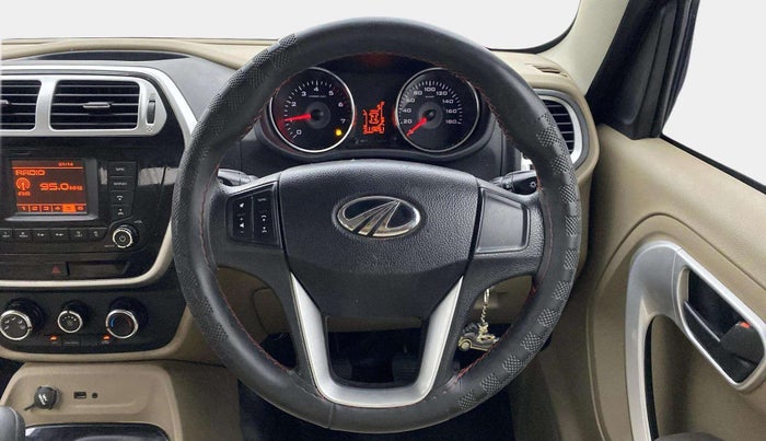 2017 Mahindra TUV300 T8, Diesel, Manual, 1,13,303 km, Steering Wheel Close Up