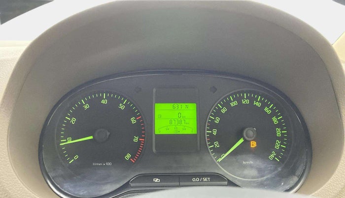 2014 Skoda Rapid 1.6 MPI AMBITION PLUS AT, Petrol, Automatic, 87,516 km, Odometer Image