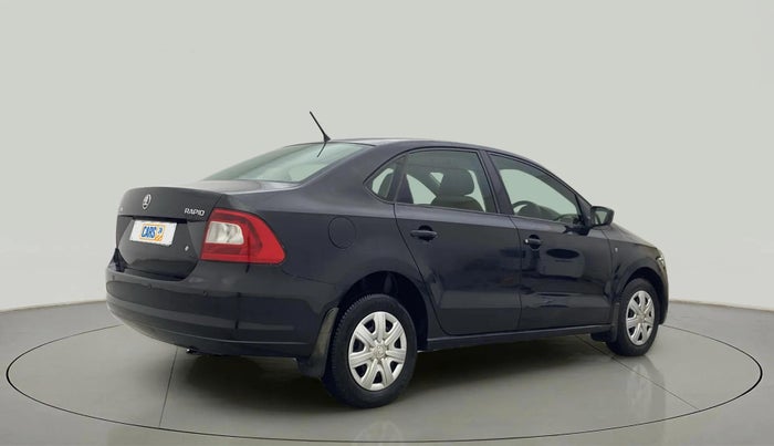2014 Skoda Rapid 1.6 MPI AMBITION PLUS AT, Petrol, Automatic, 87,516 km, Right Back Diagonal