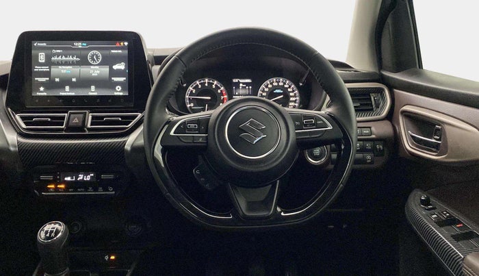 2023 Maruti FRONX ALPHA 1.0 TURBO MT, Petrol, Manual, 2,744 km, Steering Wheel Close Up
