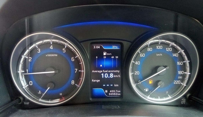 2020 Toyota Glanza V, Petrol, Manual, 50,552 km, Odometer Image