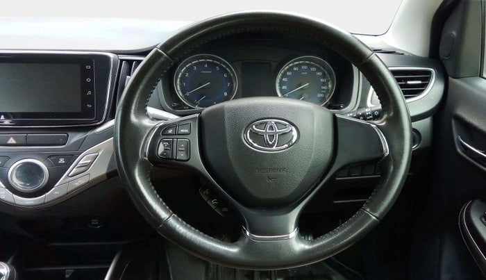 2020 Toyota Glanza V, Petrol, Manual, 50,552 km, Steering Wheel Close Up