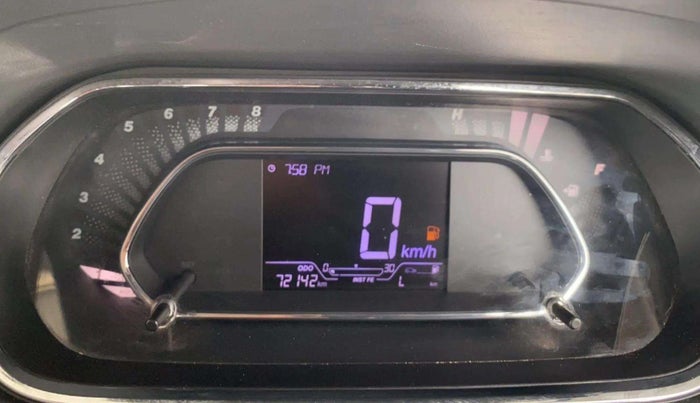 2021 Tata TIGOR XZ PETROL, Petrol, Manual, 72,136 km, Odometer Image