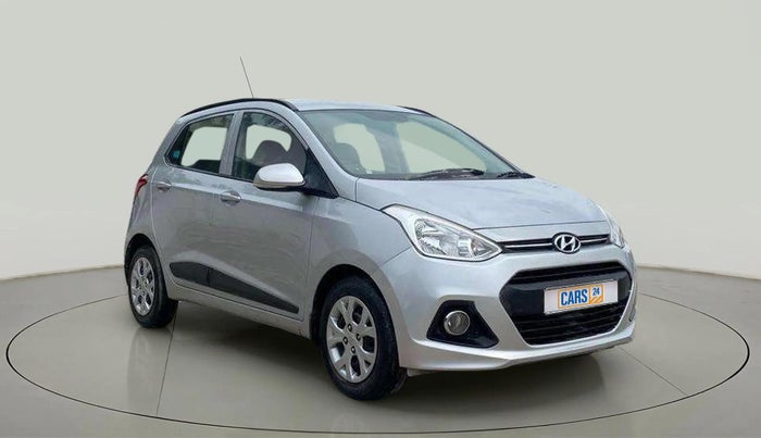 2015 Hyundai Grand i10 SPORTZ 1.2 KAPPA VTVT, Petrol, Manual, 54,782 km, Right Front Diagonal