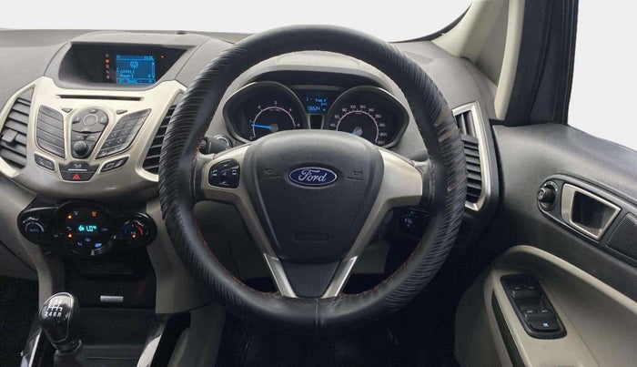 2016 Ford Ecosport TITANIUM 1.5L DIESEL, Diesel, Manual, 1,36,505 km, Steering Wheel Close Up