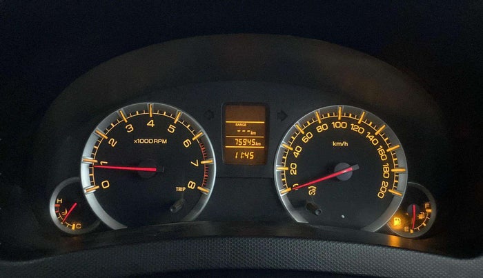 2013 Maruti Swift Dzire VXI, Petrol, Manual, 75,902 km, Odometer Image