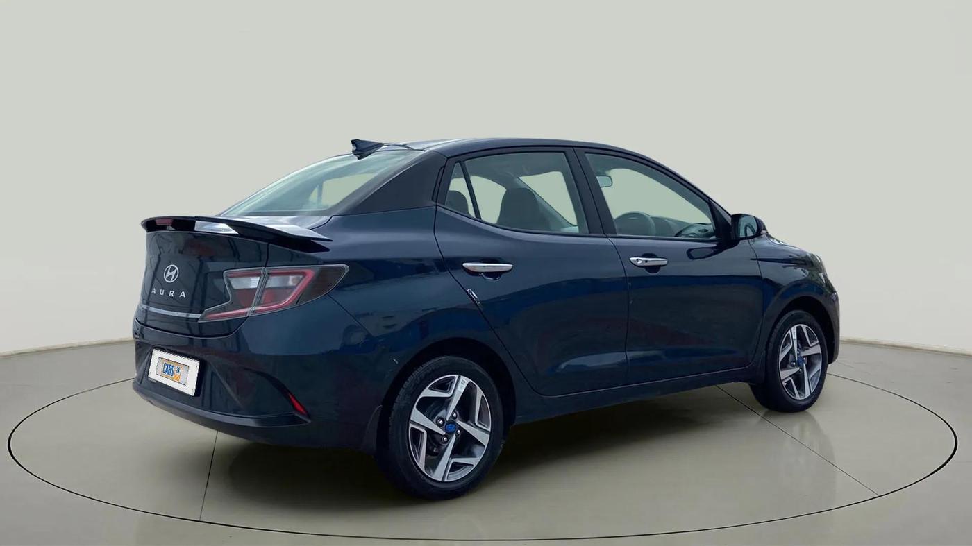 2024 Hyundai AURA SX 1.2, Petrol, Manual, 35,993 km, Right Back Diagonal