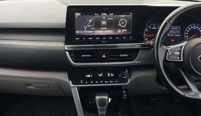2020 KIA SELTOS HTX IVT 1.5 PETROL, Petrol, Automatic, 1,17,814 km, Air Conditioner