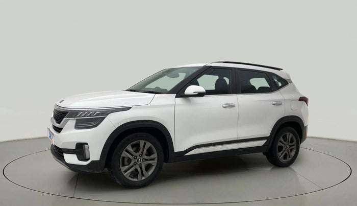 2020 KIA SELTOS HTX IVT 1.5 PETROL, Petrol, Automatic, 1,17,814 km, Left Front Diagonal