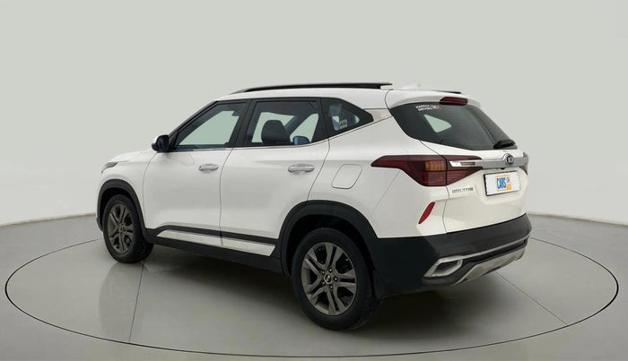 2020 KIA SELTOS HTX IVT 1.5 PETROL, Petrol, Automatic, 1,17,814 km, Left Back Diagonal