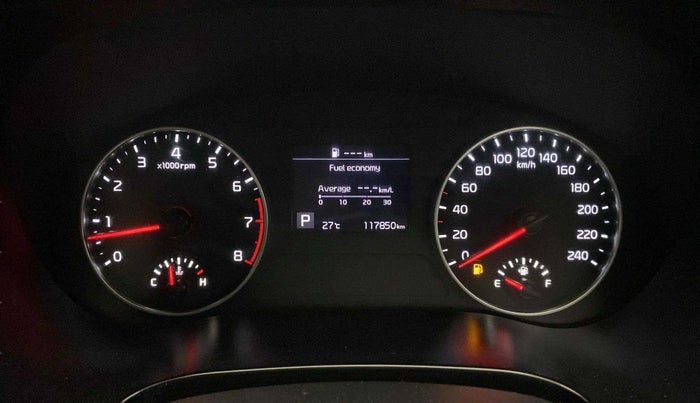 2020 KIA SELTOS HTX IVT 1.5 PETROL, Petrol, Automatic, 1,17,814 km, Odometer Image