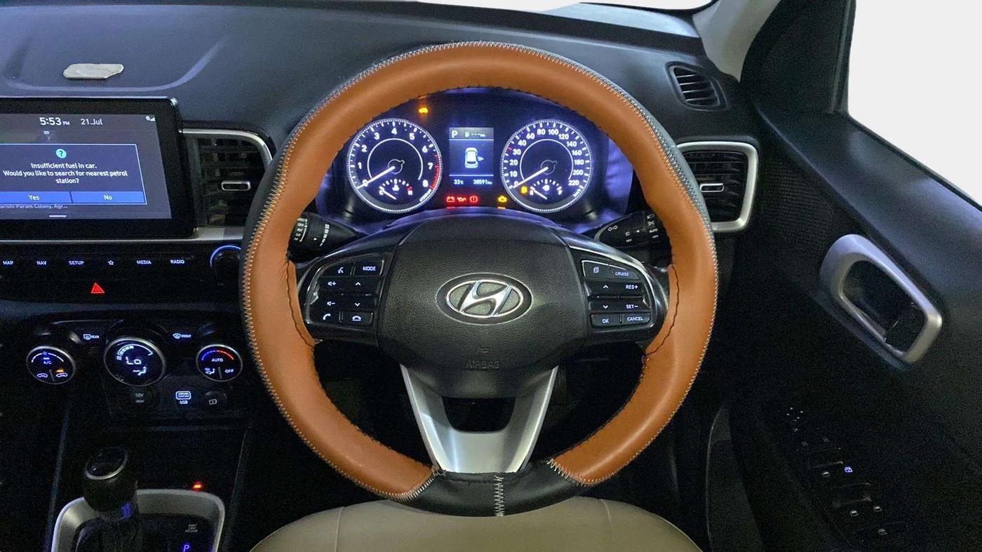 2020 Hyundai VENUE SX PLUS 1.0 TURBO DCT, Petrol, Automatic, 38,579 km, Steering Wheel Close Up