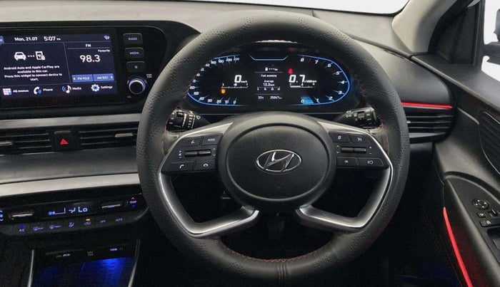2023 Hyundai NEW I20 ASTA 1.2 MT, Petrol, Manual, 25,860 km, Steering Wheel Close Up