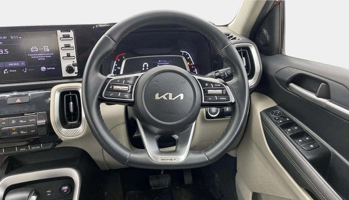 2021 KIA SONET HTX 1.5 AT, Diesel, Automatic, 18,801 km, Steering Wheel Close Up
