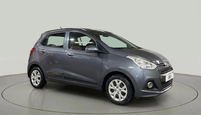 2013 Hyundai Grand i10 SPORTZ 1.2 KAPPA VTVT, Petrol, Manual, 34,129 km, Right Front Diagonal