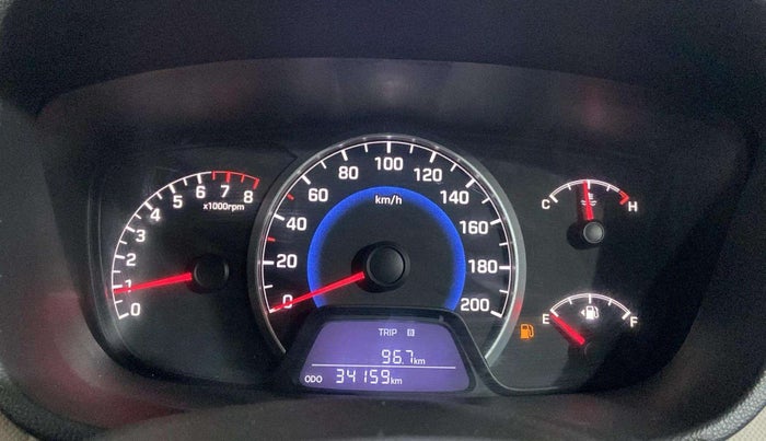 2013 Hyundai Grand i10 SPORTZ 1.2 KAPPA VTVT, Petrol, Manual, 34,129 km, Odometer Image