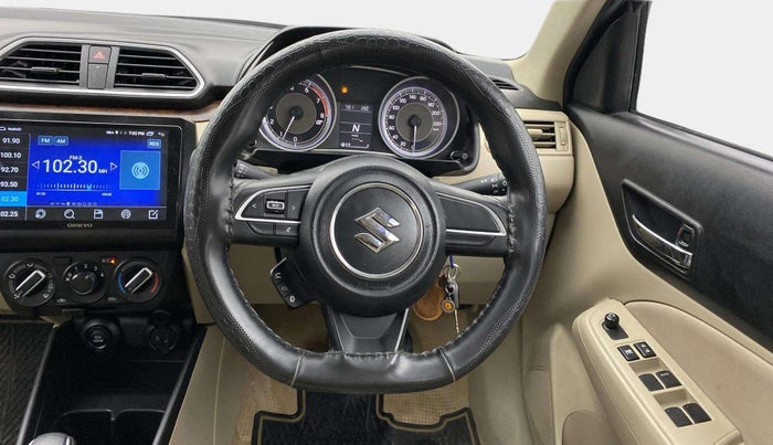 2020 Maruti Dzire VXI AMT, Petrol, Automatic, 27,859 km, Steering Wheel Close Up