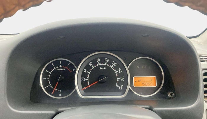 2012 Maruti Alto K10 VXI, Petrol, Manual, 75,853 km, Odometer Image