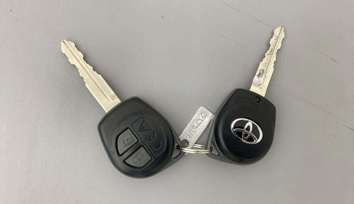2024 Toyota Glanza S, Petrol, Manual, 3,618 km, Key Close Up